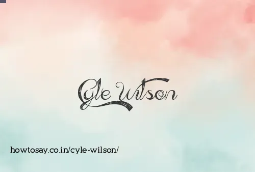Cyle Wilson