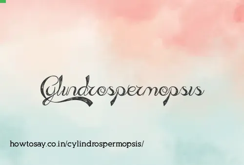 Cylindrospermopsis