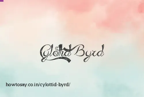 Cylottid Byrd