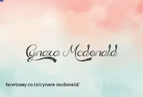 Cynara Mcdonald
