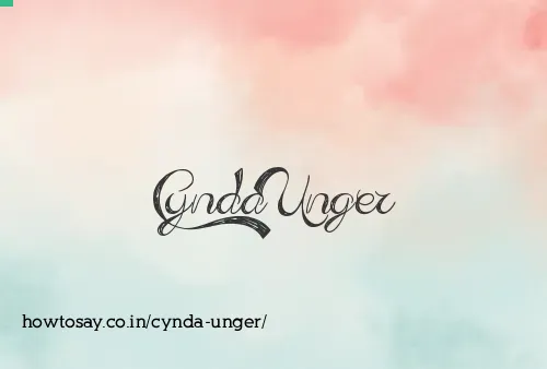 Cynda Unger