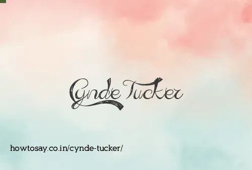 Cynde Tucker