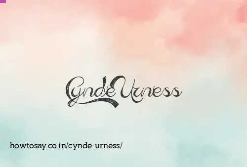 Cynde Urness