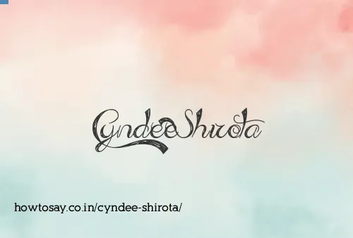 Cyndee Shirota