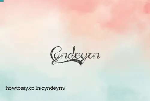 Cyndeyrn