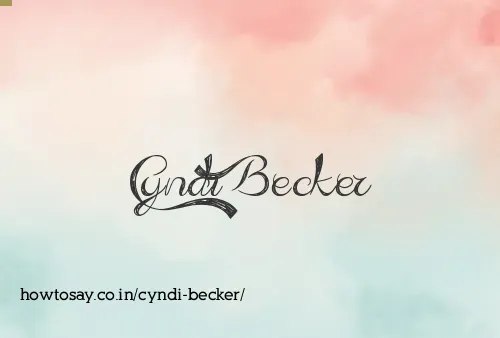 Cyndi Becker