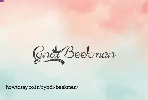 Cyndi Beekman