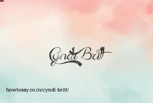 Cyndi Britt