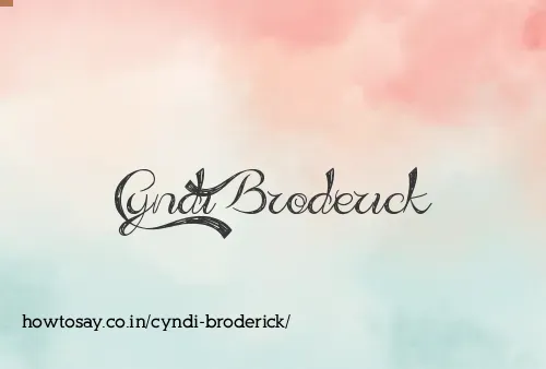 Cyndi Broderick