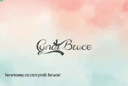 Cyndi Bruce
