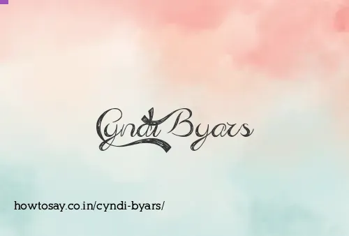 Cyndi Byars
