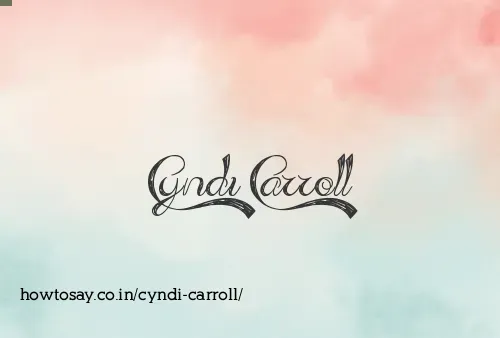 Cyndi Carroll