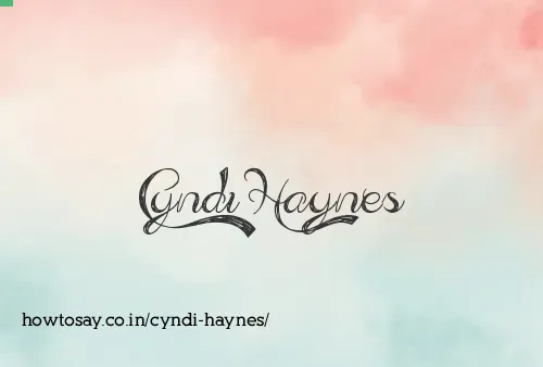 Cyndi Haynes