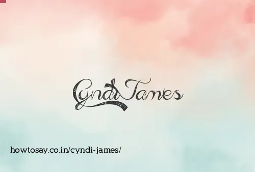 Cyndi James