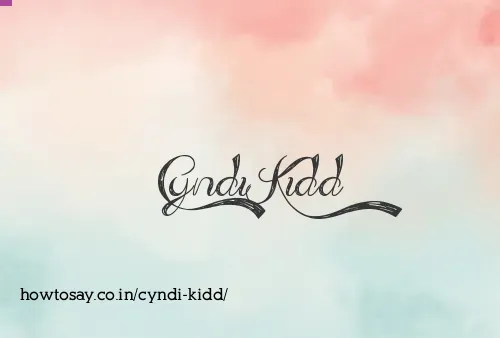 Cyndi Kidd