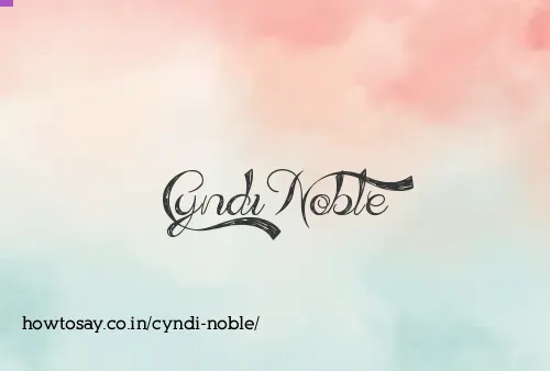 Cyndi Noble