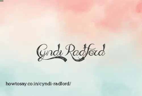 Cyndi Radford