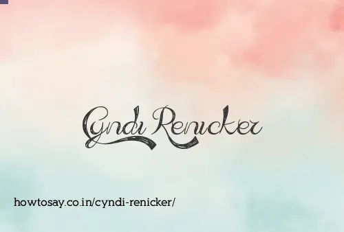 Cyndi Renicker