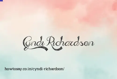 Cyndi Richardson