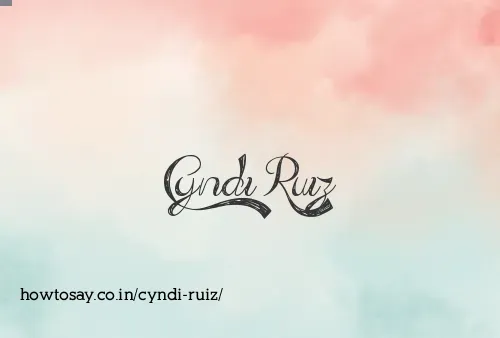 Cyndi Ruiz