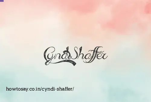 Cyndi Shaffer