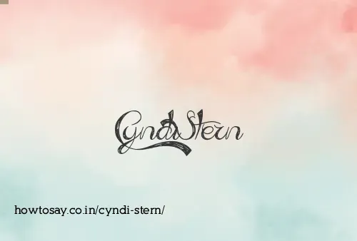 Cyndi Stern