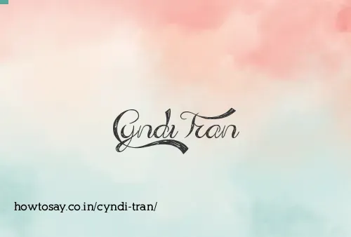 Cyndi Tran