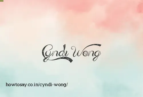Cyndi Wong