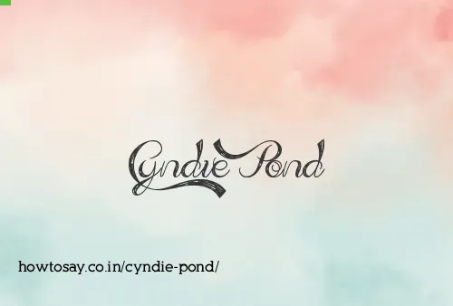 Cyndie Pond