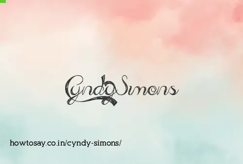 Cyndy Simons