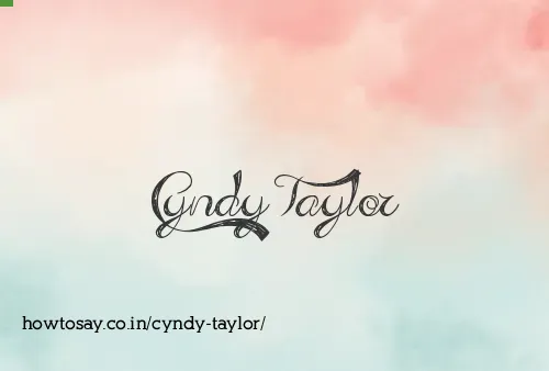 Cyndy Taylor