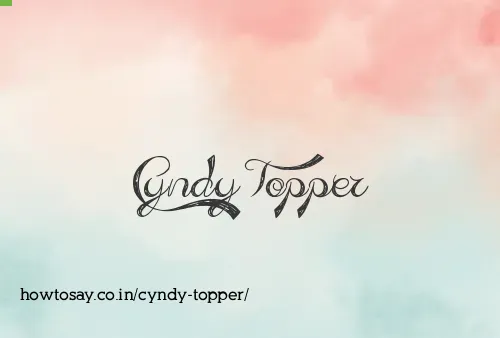 Cyndy Topper