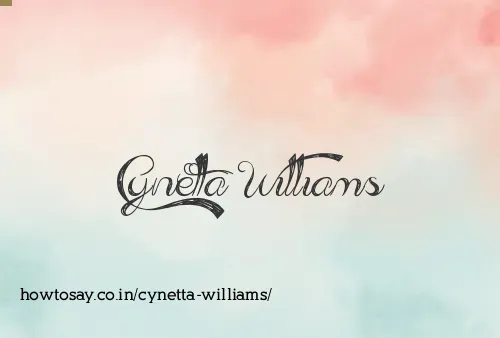 Cynetta Williams