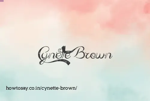 Cynette Brown
