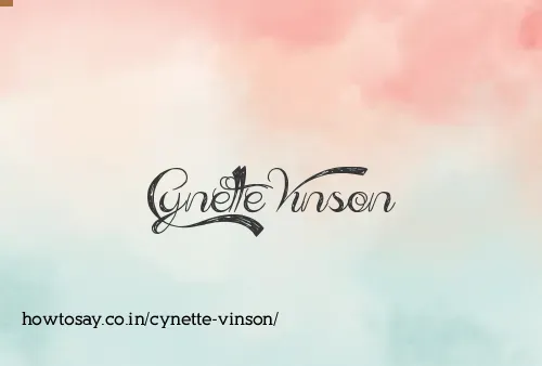 Cynette Vinson