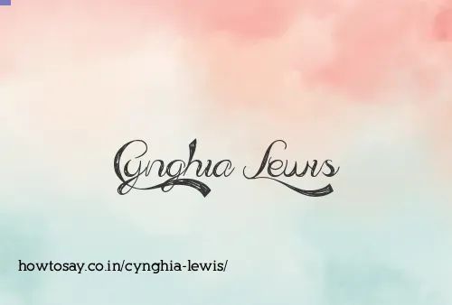 Cynghia Lewis