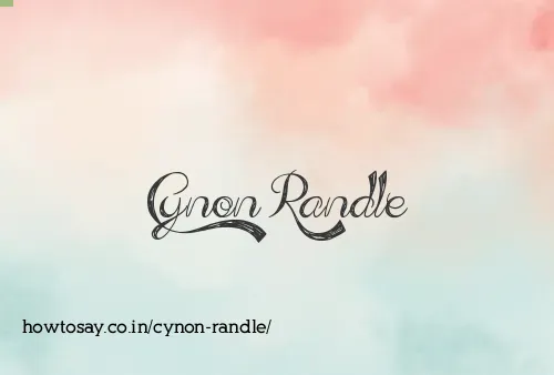 Cynon Randle
