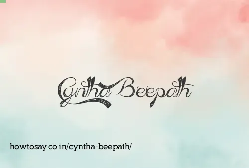 Cyntha Beepath