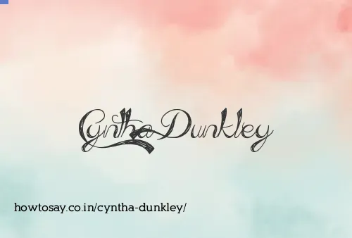 Cyntha Dunkley