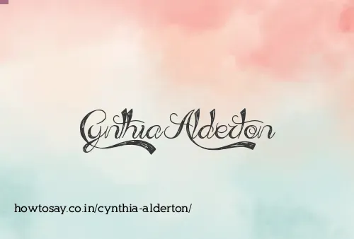 Cynthia Alderton