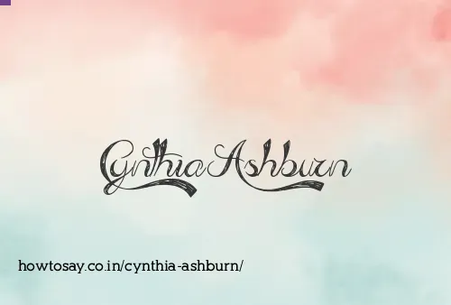 Cynthia Ashburn