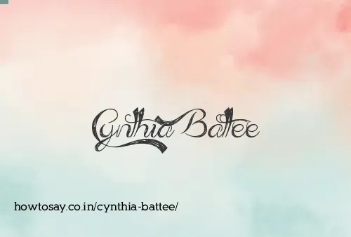 Cynthia Battee
