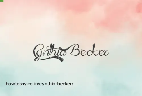Cynthia Becker
