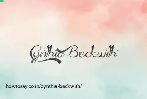 Cynthia Beckwith
