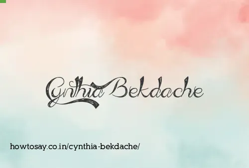 Cynthia Bekdache