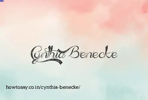 Cynthia Benecke