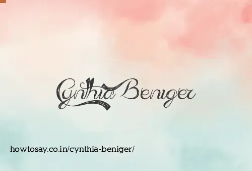 Cynthia Beniger