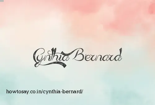 Cynthia Bernard