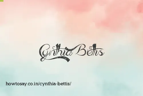Cynthia Bettis