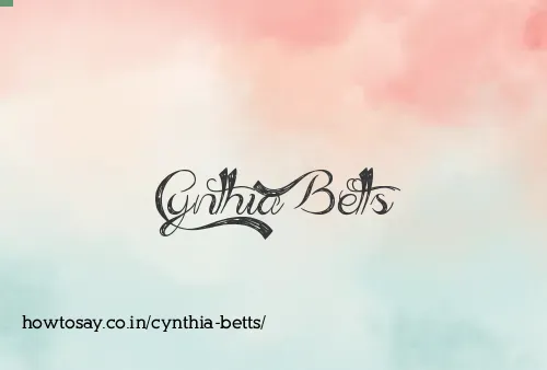Cynthia Betts